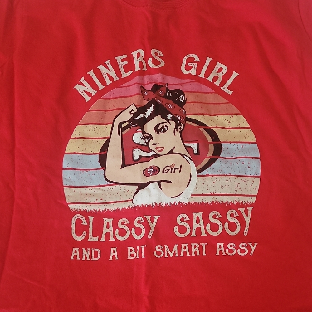 Niners Girl Red Women's Shirt